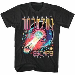 Journey Escape World Tour 1981 Men’s T-Shirt, Classic Rock Music Fan Shirt 51